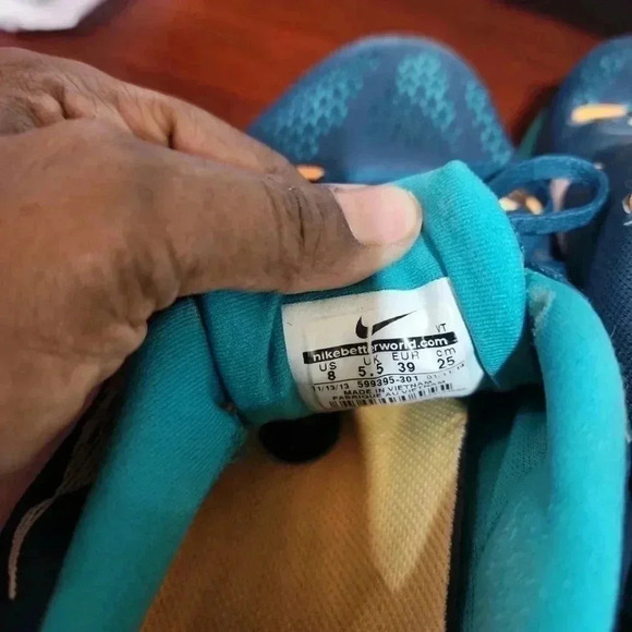 WOMENS Nike Lunarglide. Size 8 - Picture 6 of 6